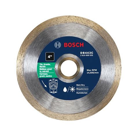 Bosch 4 In Premium Continuous Rim Diamond Blade For Small Grinders And