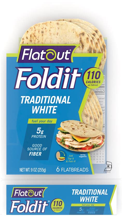 Flatout Foldit Grain Flax Flatbread Flatout