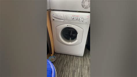 Hotpoint Aquarius Wf541 Washing Machine Powerful 1400 Spin Faster Than 1400 Youtube