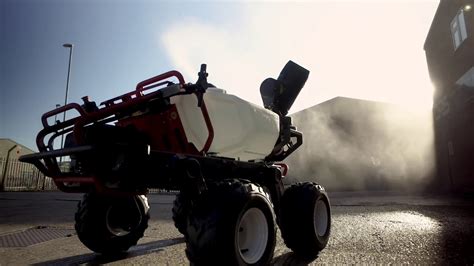 R150 Autonomous Disinfectant And Agricultural Spray Robot Youtube