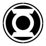 Orange Lantern Corps Symbol Stencil | Free Stencil Gallery