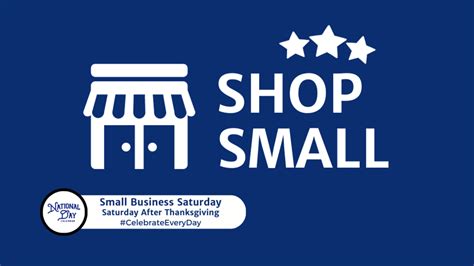 Small Business Saturday November 30 2024 National Day Calendar