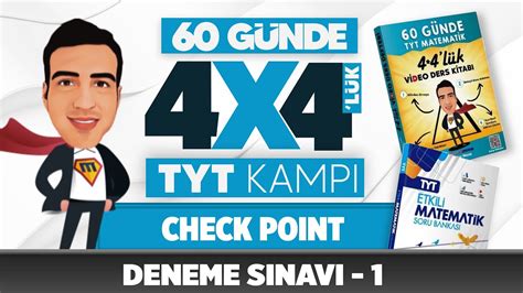 Check Point Denemesi 1 I 4 4 lük TYT Matematik Kampı I yks2025 YouTube