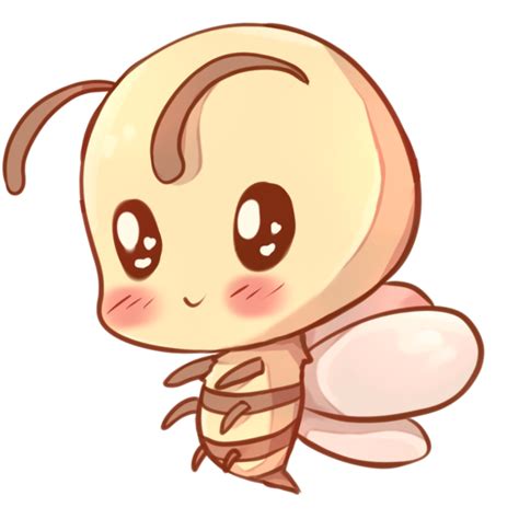 Kawaii Bee Cute Paintings Kawaii Background Bee Drawing