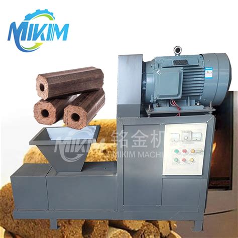 Wood Sawdust Rod Compression Machine Charcoal Powder Extruder Straw