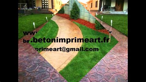 Beton Imprime Autrans France Betonimprimeart Fr Youtube