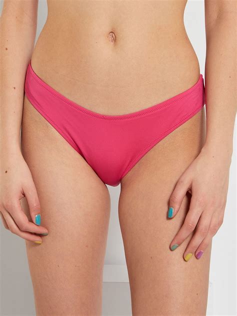 Slip Bikini Sgambato Rosa Acceso Kiabi 6 00