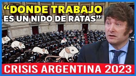 Javier Milei El Congreso Argentino Es Un Nido De Ratas De Que Otra