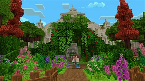 Minecrafts Bloom Map Lets You Restore And Tend To An Abandoned Garden