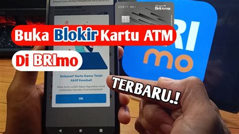 Cara Buka Blokir Atm Bri Lewat Brimo Youtube