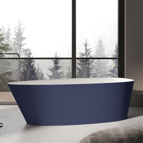 Baignoire Ovale Almond Disenia Poser Pour Habitat Contemporaine