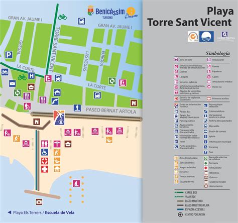 Playa Torre Sant Vicent Map