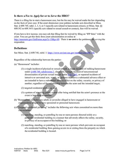 Hennepin Minnesota How To Apply For A Harassment Restraining Order