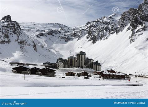 Val Claret, Winter Ski Resort Of Tignes-Val D Isere, France Stock ...