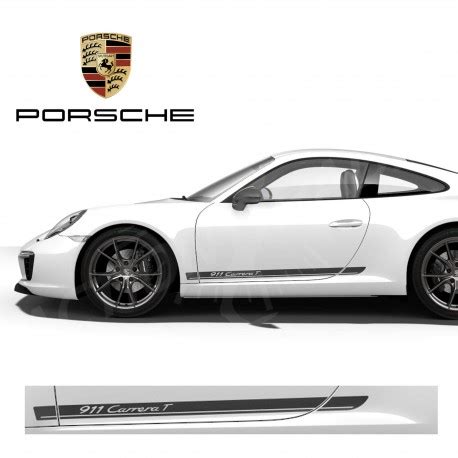 Autocollant Adh Sif Vinyle Pour Porsche Carrera T