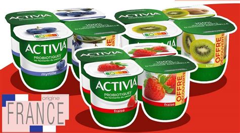 Promo Activia Yaourt Aux Probiotiques Fraise Chez Cora