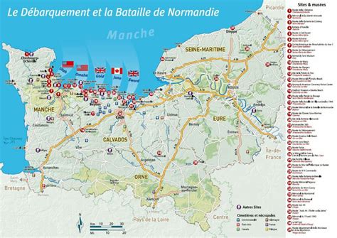 Large Normandy Maps For Free Download And Print High Resolution And ...