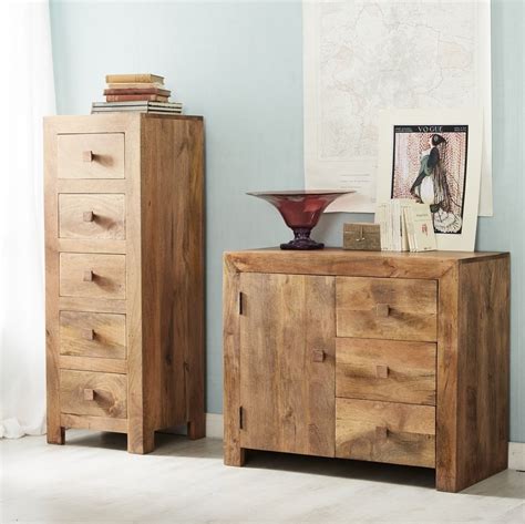 Indian Hub Toko Light Mango 3 Drawer Sideboard Casamo Love Your Home