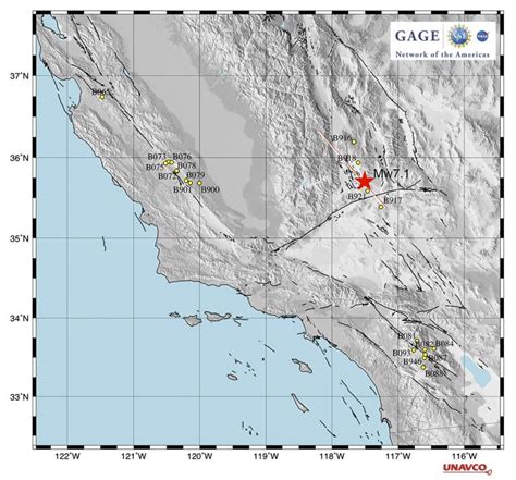 Event Response to the July 2019 Ridgecrest Earthquake Sequence – GAGE