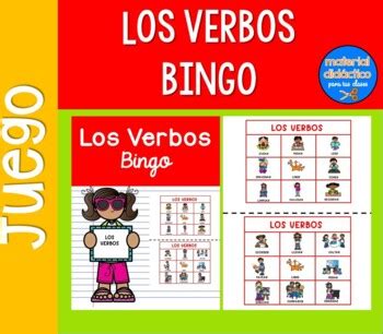 TEFL English Teachers Bingo Verbs Game Board 14 Of 20 Loteria En