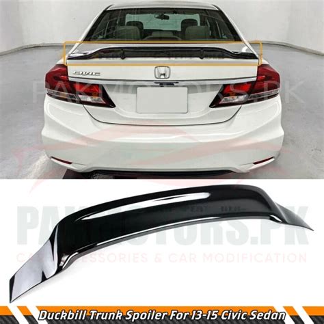 Honda Civic Reborn Trunk Spoiler With LED 2006 2012 PakMotors Pk