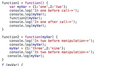 Javascript How To Pass By Reference Javascript Overflow