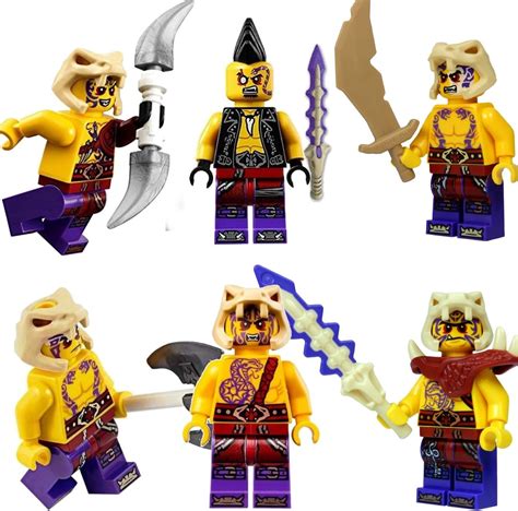 Lego Ninjago Set Of 6 Anacondrai Warriors Zugu Eyezor Krait Kapau Sleven