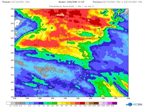 Veja a última previsão de chuva para hoje e amanhã MetSul Meteorologia