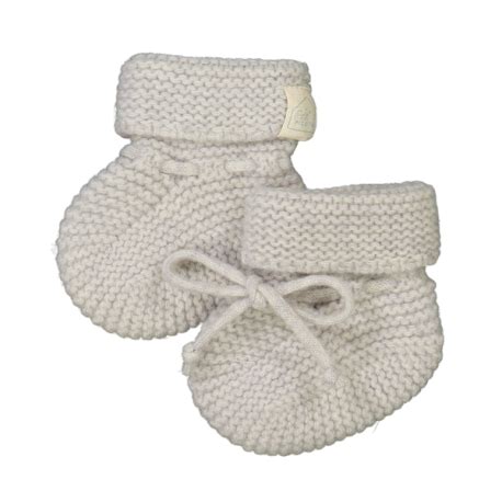 Chausson Tricot Cadeau De Naissance Chaussons B B