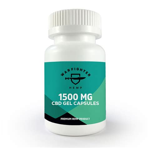 Mg Cbd Per Bottle Gel Capsules Warfighter Hemp