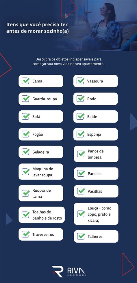 Checklist Para Morar Sozinho Conhe A Os Itens Essenciais