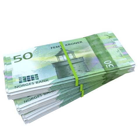 50 Norwegian Krone Stack Pile Norwegian Krone Stack Pile 10 Norwegian