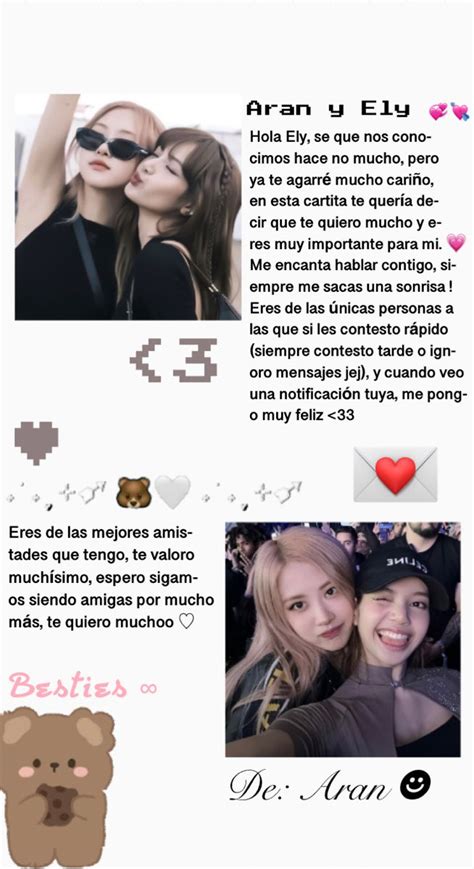 Cartita Para Mi Ely 🙀💗 En 2024 Indirectas Para Amigas Cartas Para