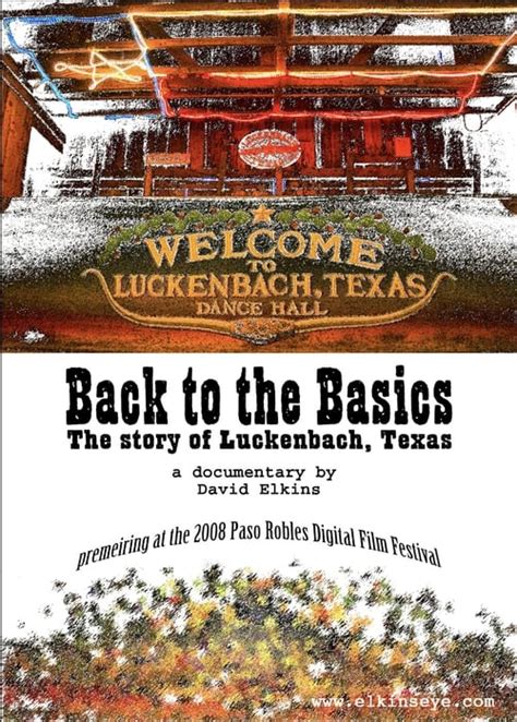 Where To Stream Back To The Basics The Story Of Luckenbach Texas