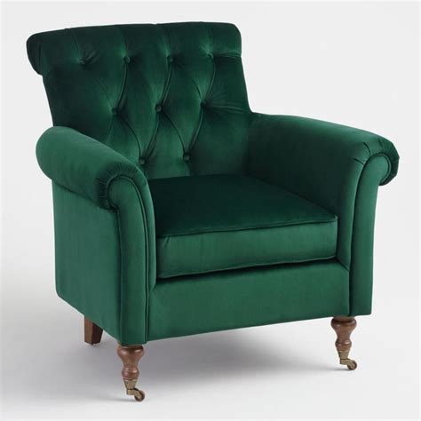 How To Use Dark Green In Your Living Room Green Armchair Green