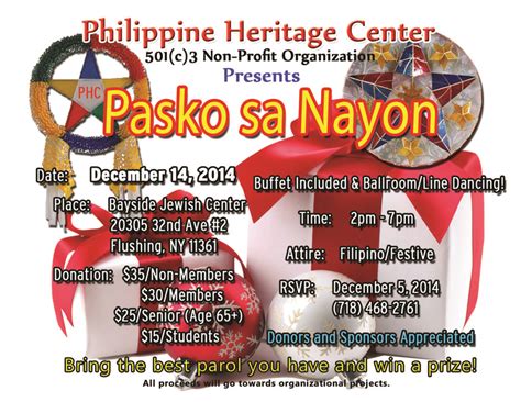 Pasko Sa Nayon 2014 Philippine Heritage Center Inc