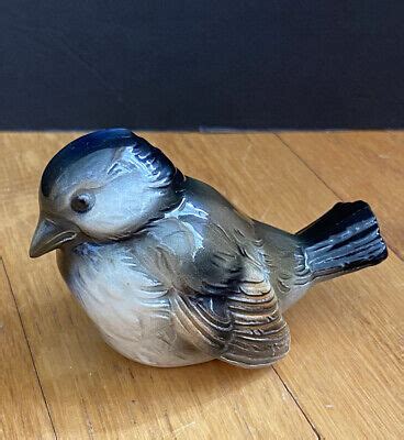 Vintage Goebel Sparrow Chickadee Bird Ceramic Figurine CV74 West