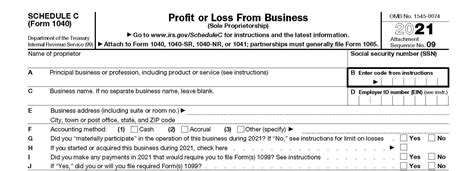 How To Complete Irs Schedule C