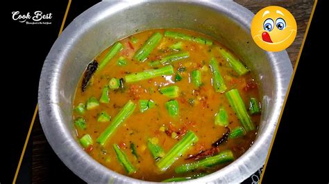 Drumstick Sambar Recipe Murungakkai Sambar Nuggekai Sambar Cook