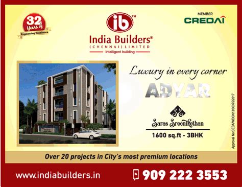 Credai India Builders Luxury In Every Corner Ad Advert Gallery