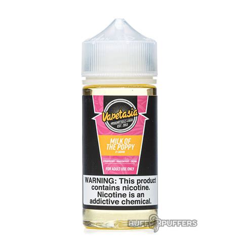 Milk Of The Poppy E Juice Vapetasia 100ml