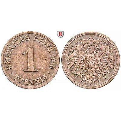 Deutsches Kaiserreich 1 Pfennig 1896 A F St J 10 Kupfer 1 Pfennig