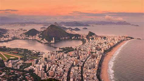 Hd Wallpaper Rio De Janeiro City Coast Sky Photography Brazil