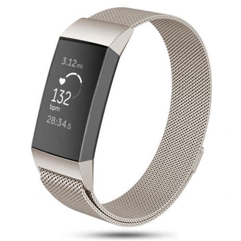 Fitbit Charge Milanese Armband Polarstern Smartwatcharmbaender De