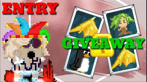 Giveaway Entry Razor Wings Pets Wls Growtopia Youtube