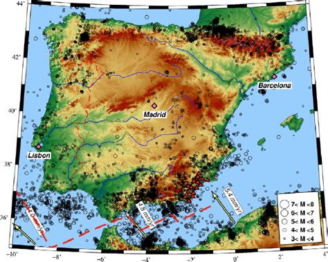 Instrumental Seismicity Of The Iberian Peninsula During The 1964 2002