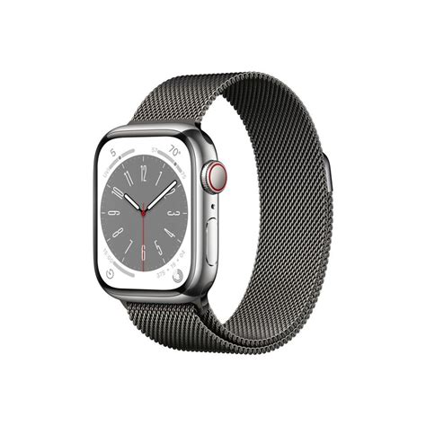 Apple Watch Series 8 GPS Cellular 41mm Graphite Stainless Steel Case