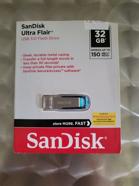 SanDisk Ultra Flair 32GB Flash Drive, Computers & Tech, Parts ...