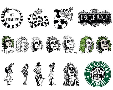 BUNDLE Beetlejuice Theme SVG Dxf Eps Png Cricut Silhouette Etsy