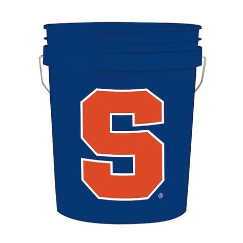 Wincraft Sports Syracuse 5 Gal Bucket 5 Gallon Plastic Paint Bucket In